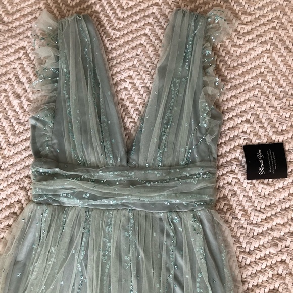 Never worn, Baltic Born sage green dress. Size small. - Picture 2 of 5